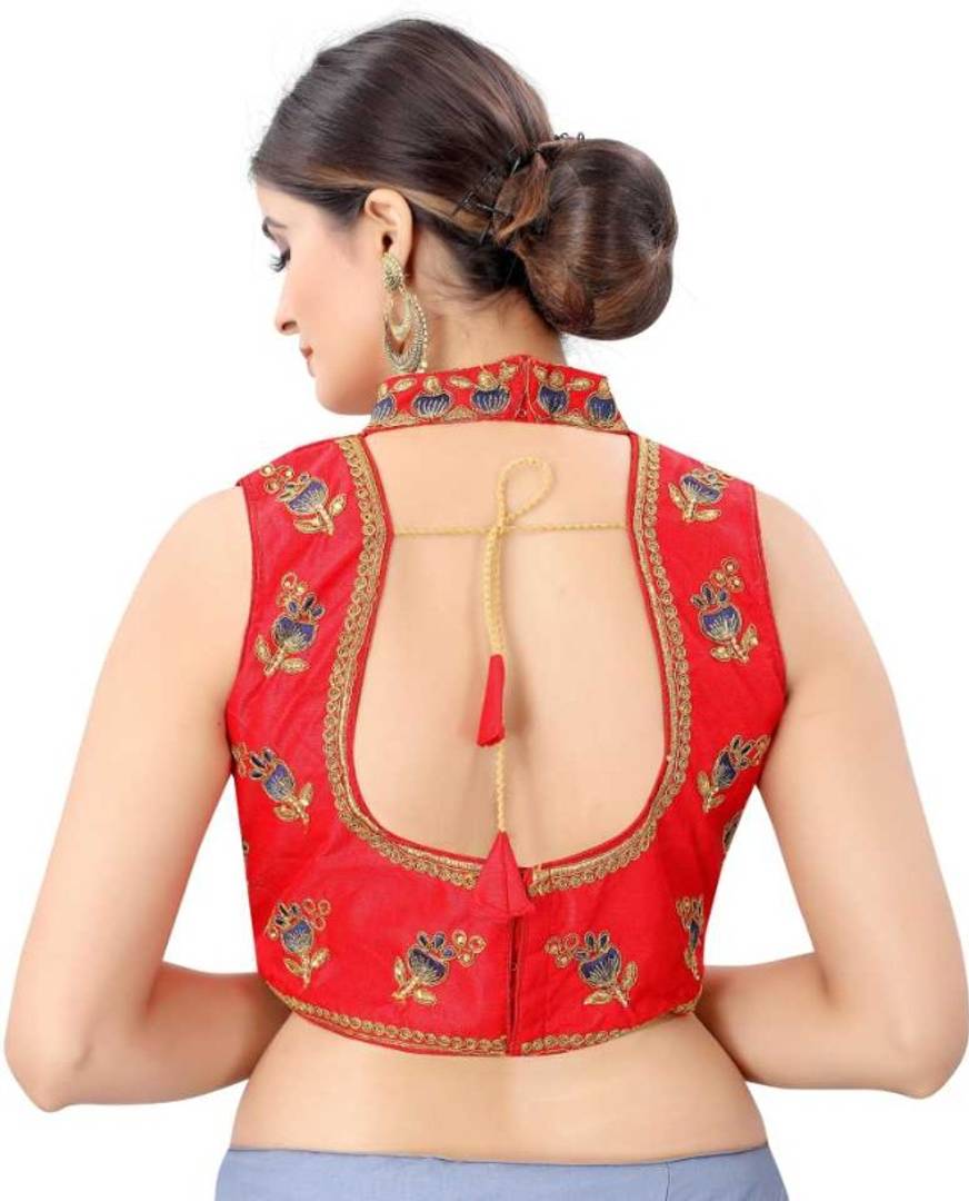 Trendy phantom silk Stitched Blouse for Women